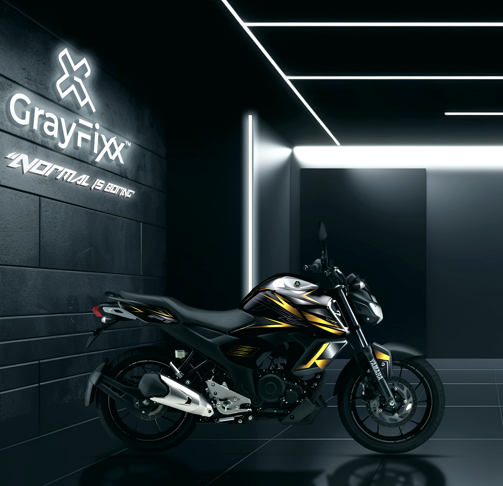 Strake Edition Full Body Sticker Compatible with FZ-S V3/V4 | Sticker Compatible with FZ-S V3/V4 Made In Premium Matte Vinyl With FPF (Fade Protection Film), Water Proof, Precut Sticker, Pack Of 1 Compatible with Both Side